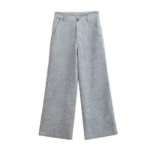 Dam Bredbyxor Strukturdesign Mjuk Andningsbar 1