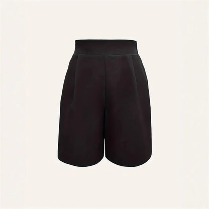 Kvinnor Shorts Hög Midja Chic Andningsbart Tyg 2