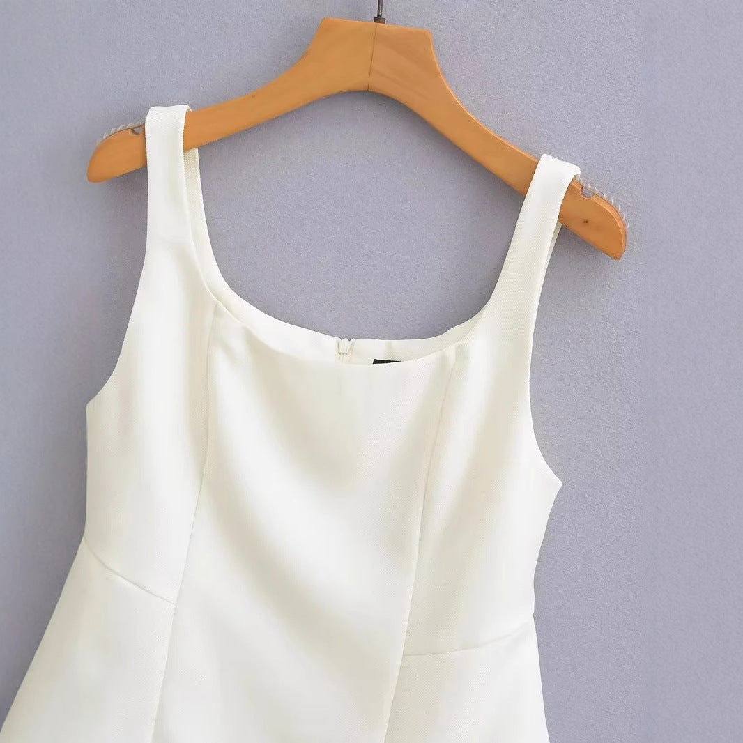 Dam Topp Strukturerad Design Polyester Bekväm Passform-3