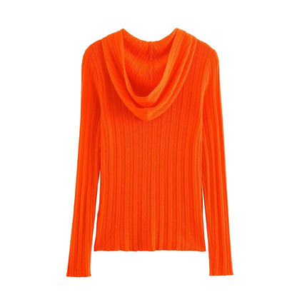 Hoodie Herr Slim Fit Rippad Polyester-3