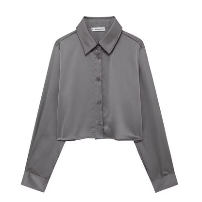 Kvinnors Fishtail Rock Set Polyester Lång Kjol och Topp-4