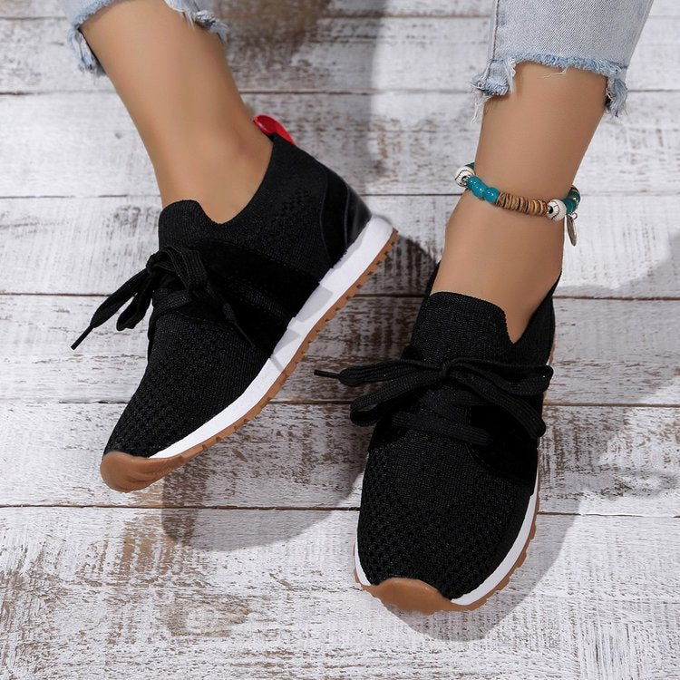 Variant image for Kvinnor Sportsneakers Flexibelt Andningsbart Nätmaterial-9