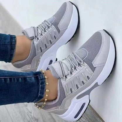 Kvinnor Sneakers Sportig Design Andningsbar Textil Sula 12