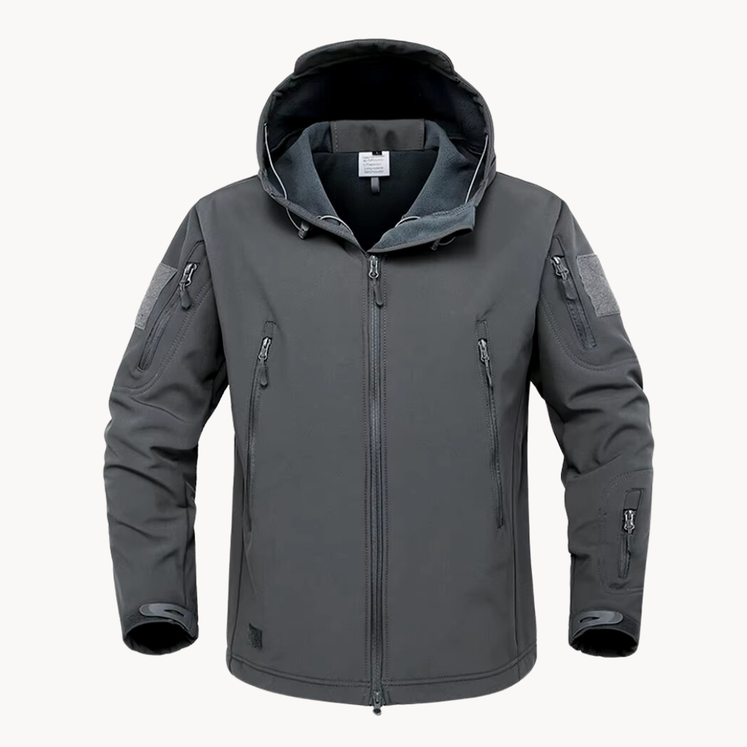Herrjacka Vattentät Minimalistisk Design För Vinter och Höst-5