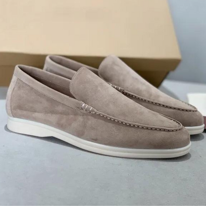 Herr Loafers Mocka Elegant Design Läderfoder-1