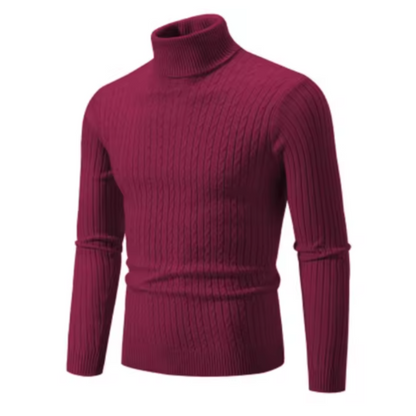 Variant image for Stickad Dam Tröja Turtleneck Mjuk Tygblandning-43