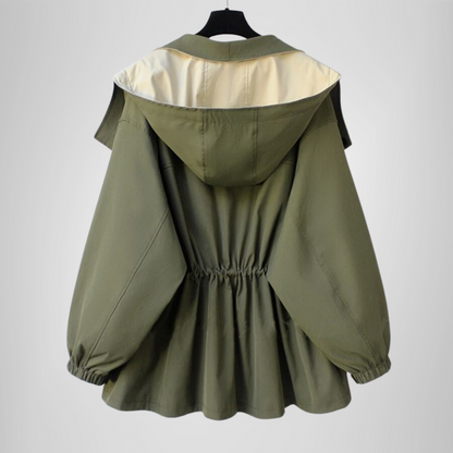 Lång Vinterjacka Dam Vattentålig Modern Design för Kalla Dagar 2