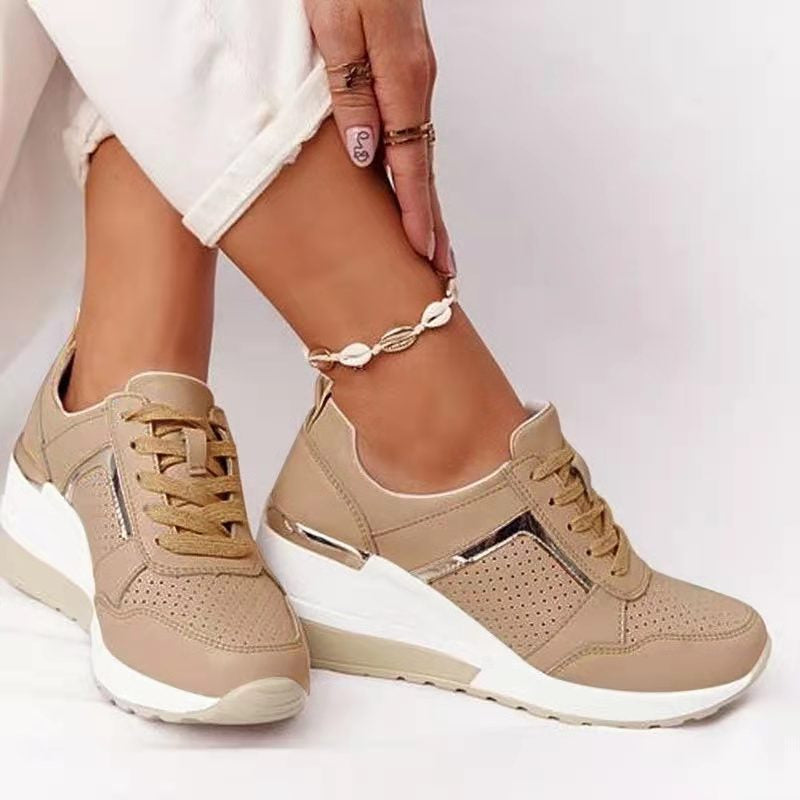 Dam Sneakers Bekväm Design med Extra Sulor Skor-4