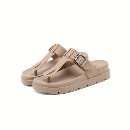 Variant image for Dam Sandaler Spännband Syntetiskt Läder för Sommar-25