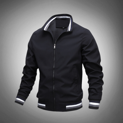 Damjacka Bomber med Ribbade Ärmar Polyester 2