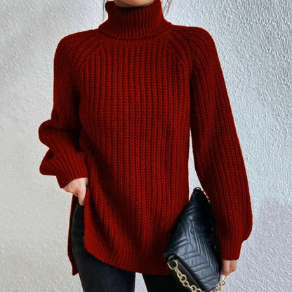 Variant image for Dam Tröja Turtleneck Unik Design Högkvalitativt Material-16
