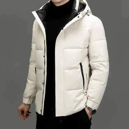 Damjacka Slim Fit Isolerad med Huva Polyester-2