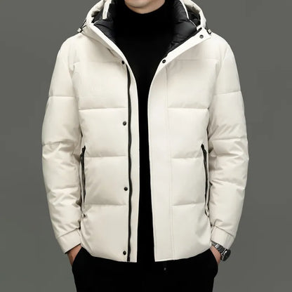 Damjacka Slim Fit Isolerad med Huva Polyester-1