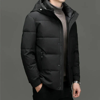 Damjacka Slim Fit Isolerad med Huva Polyester-4