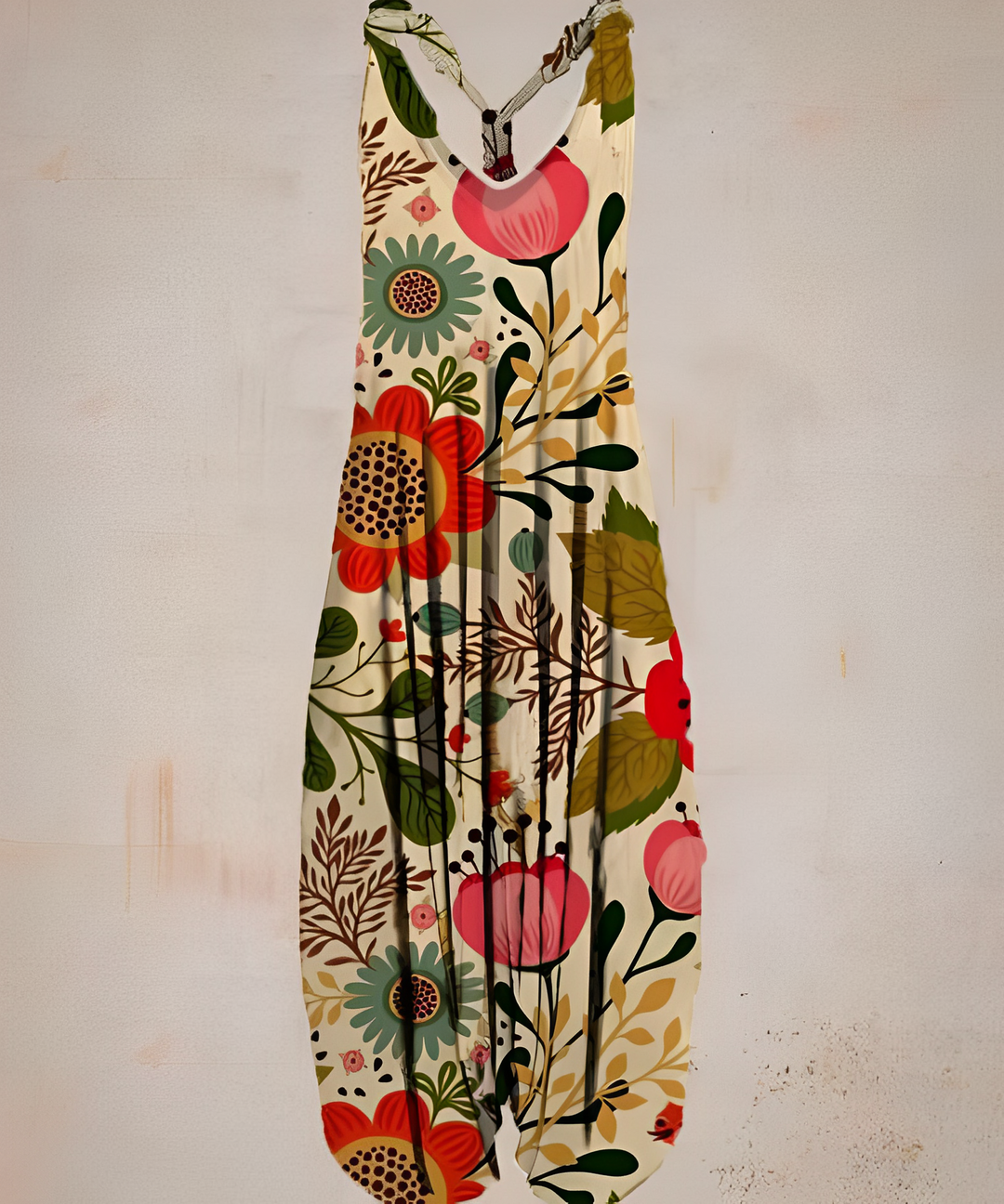 Dam Jumpsuit Bohemisk Stil Mjuk Lätt Tyg 18