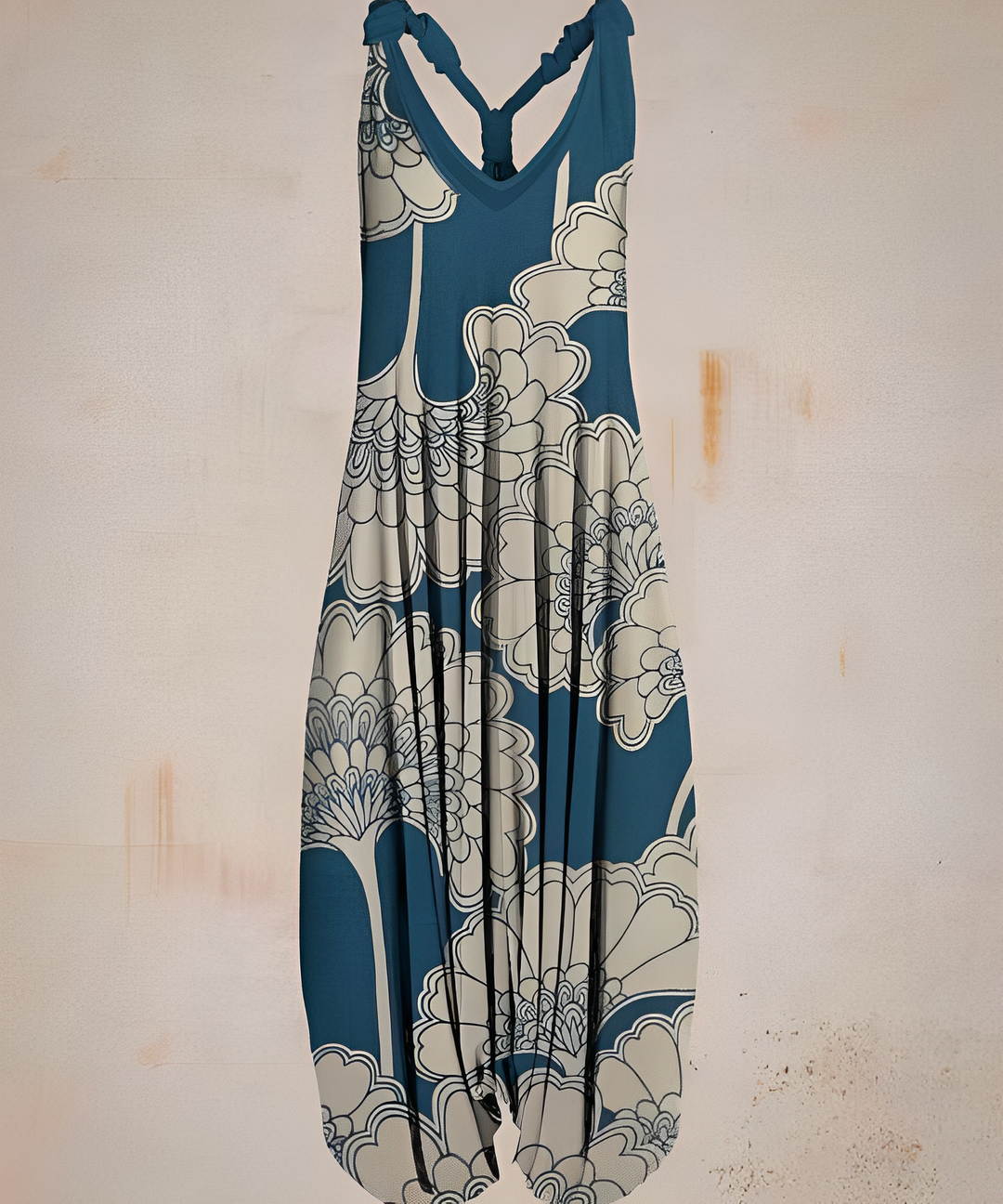 Dam Jumpsuit Bohemisk Stil Mjuk Lätt Tyg 5