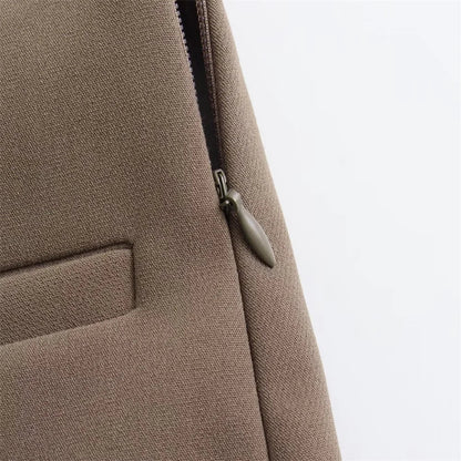 Dam Asymmetrisk Sommarblus Lätt Polyester-5