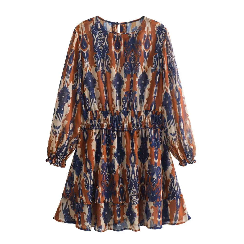 Variant image for Dam Kort Topp Boho Stil 100% Bomull-1