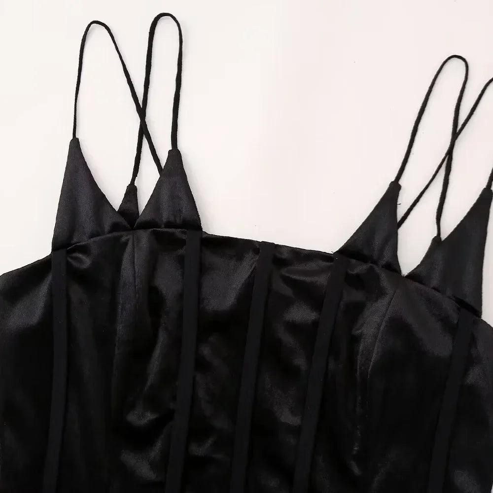 Dam Kjol Normal Passform Sammet-3