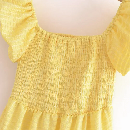 Dam Sommar Topp Normal Passform Polyester för Varmt Väder 4