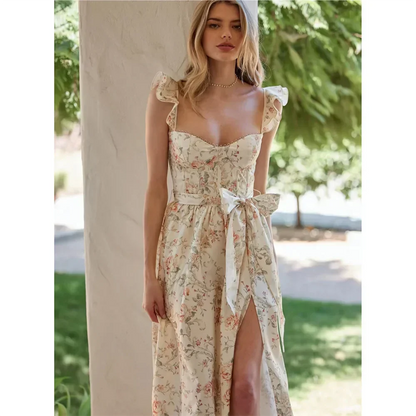 Dam Klänning Slipklänning Loop Polyester för Sommarens Alla Tillfällen 4