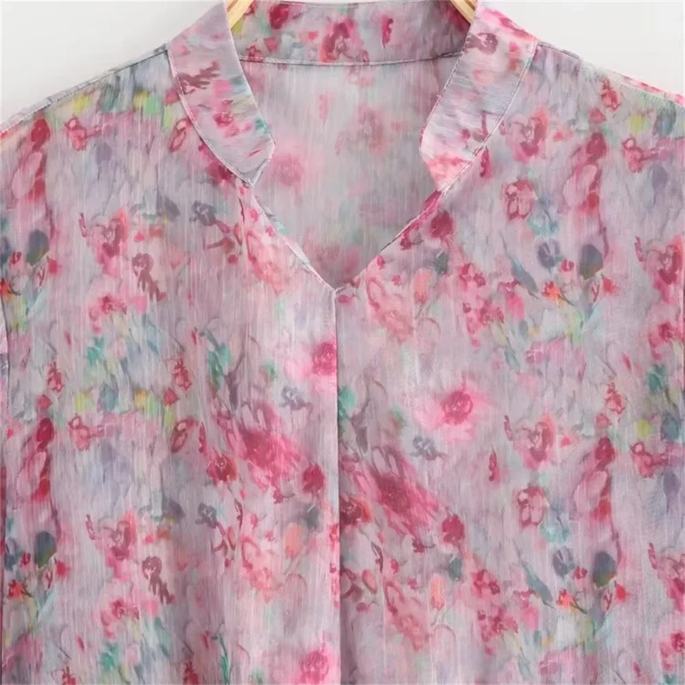 Herr T-Shirt Slim Fit Tryckt Bomull 3