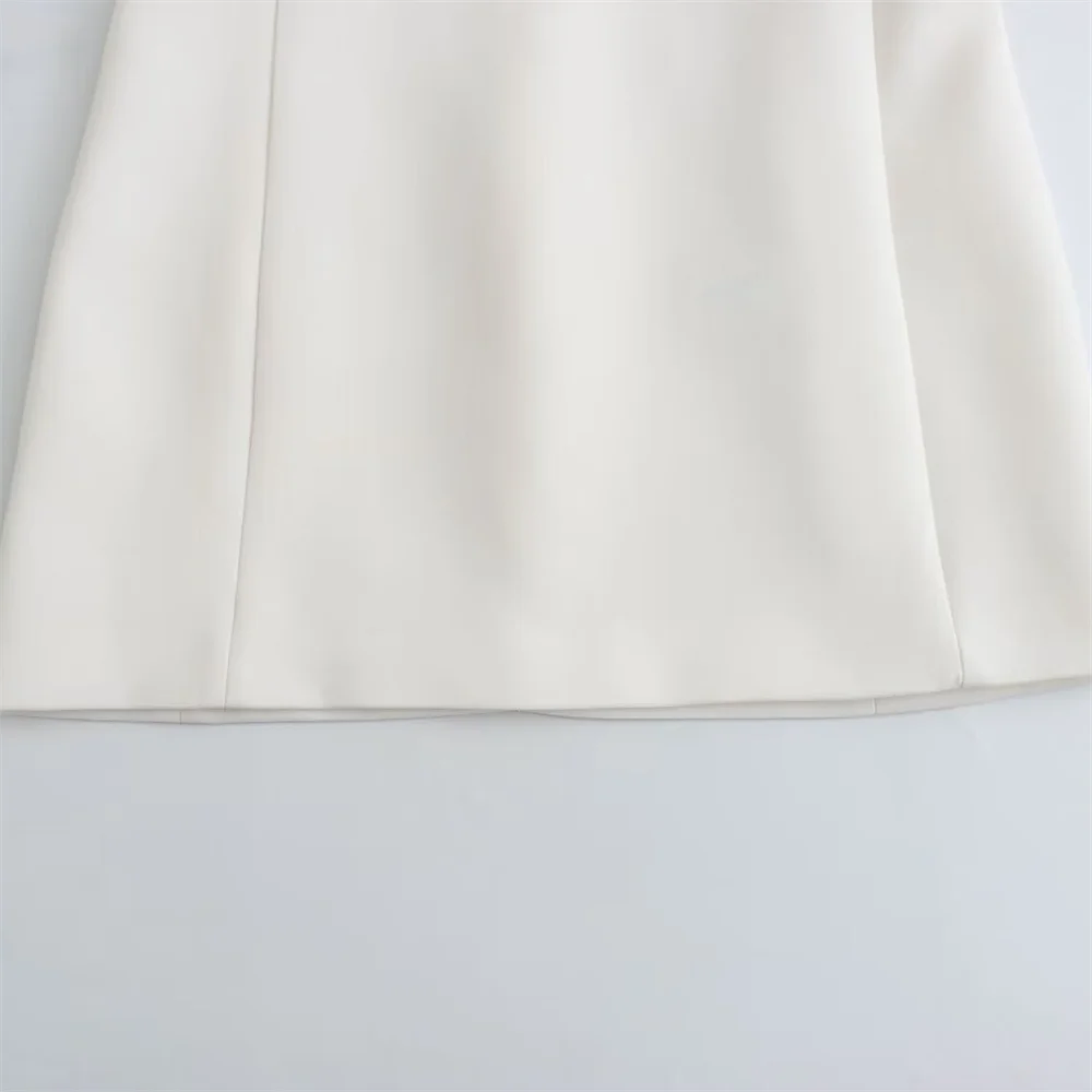 Dam Ärmless Topp Slim Fit 100% Bomull 4