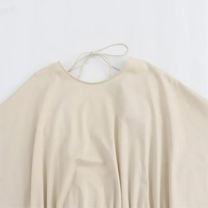 Dam T Shirt Slim Fit V-ringning Broderad 100% Bomull 3