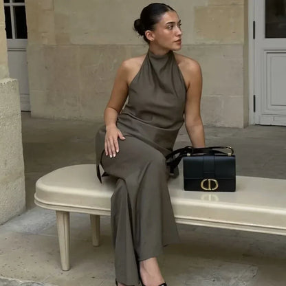 Dam Top och Långa Byxor i Polyester för Sommarträningskläder-5