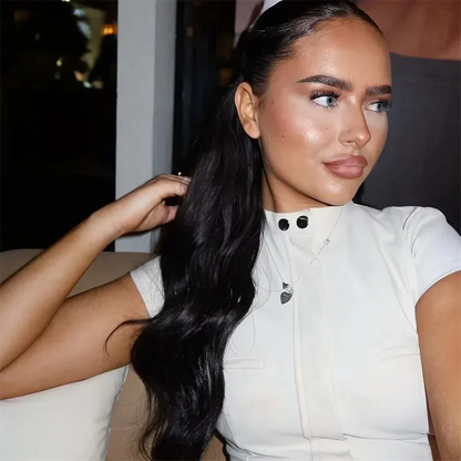 Dam Miniklänning Smal Passform Rund Halsringning 100% Bomull-6