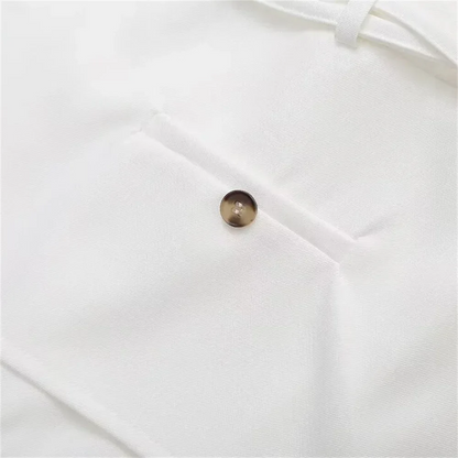 Kort Klänning Dam Elegant Polyester För Sommarfest-5