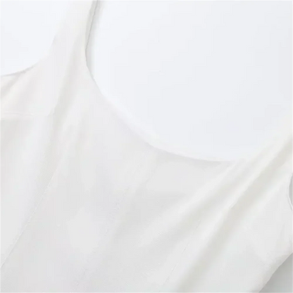 Kort Klänning Dam Elegant Polyester För Sommarfest-6