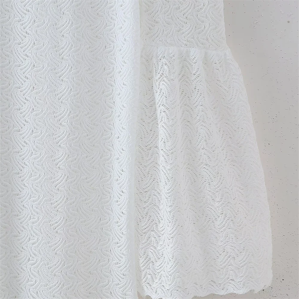 Dam Långklänning U-Hals Enkel Design 100% Polyester Elegant Festklänning-5