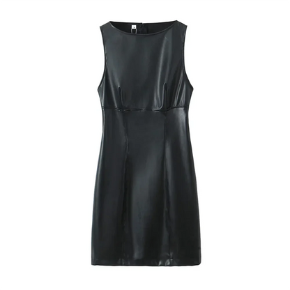 Dam Festtopp Smal Passform Polyester Latexutseende-6