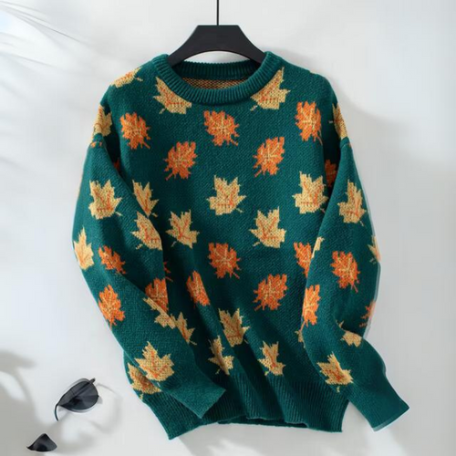 Dam Tröja Vinter Mjuk Natural Material-1