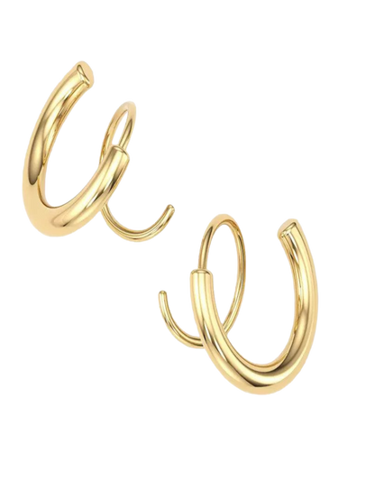 Kvinnors Spiralrörspluggar Örhängen Silver Elegant Metall 1