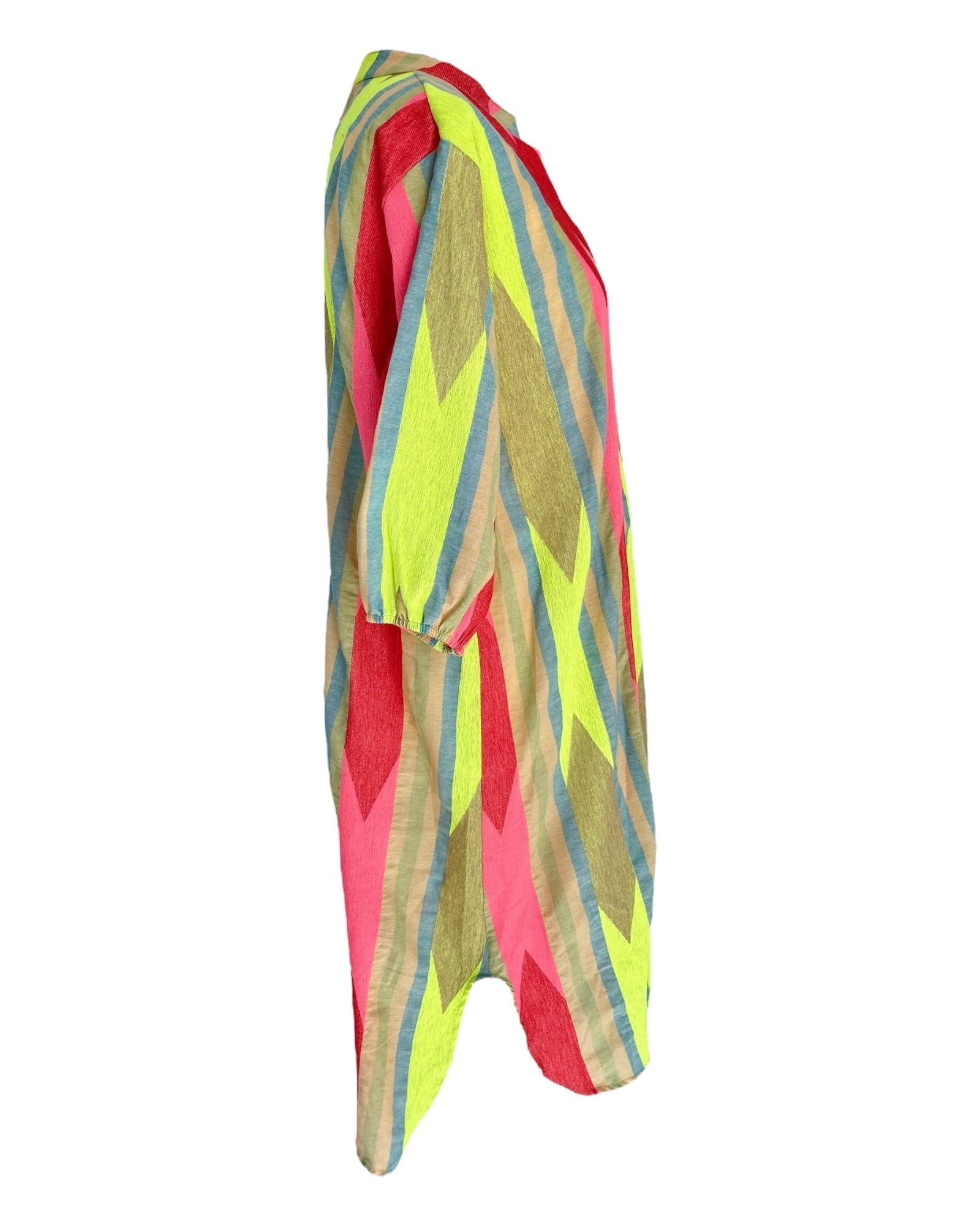 Fina Dam Klänningar Halvlång Ärmar 100% Bomull Elegant Design-5