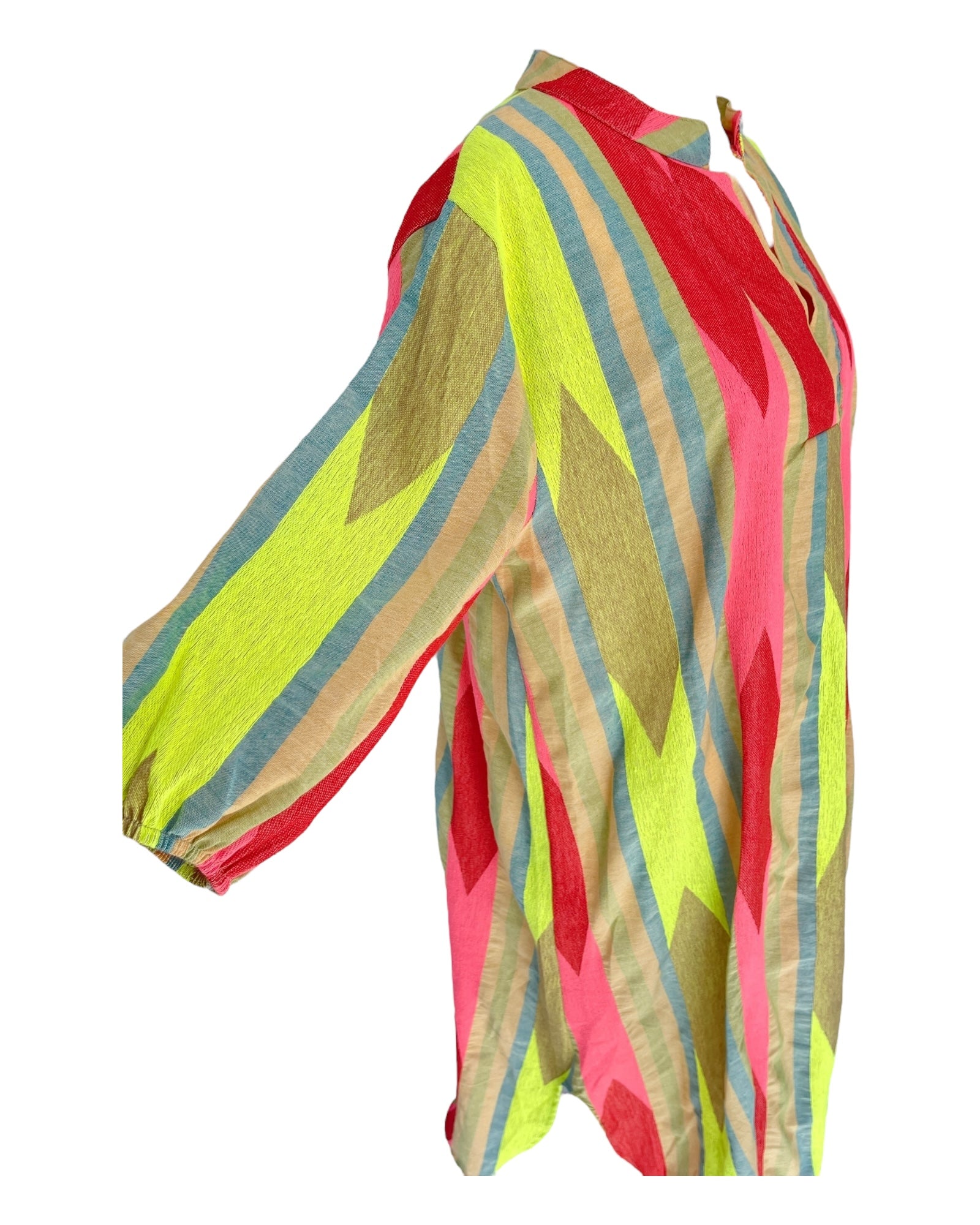 Fina Dam Klänningar Halvlång Ärmar 100% Bomull Elegant Design-3