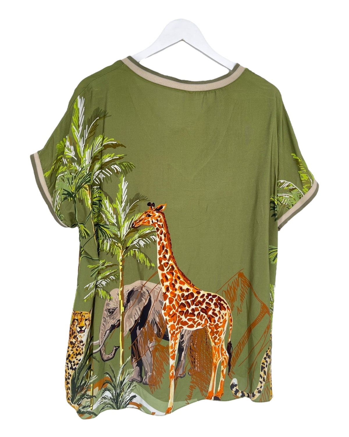 Damenkleid in Safari-Bunt aus 100 % Viskose-4