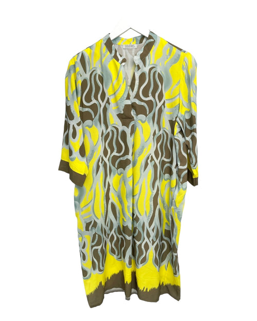 Damklänning V-Neck 100% Viskos Fina Dam Klänningar-1