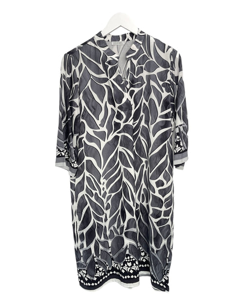 Damklänning V-Neck Viskos Elegant För Vardags- Och Festbruk-1