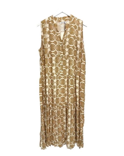 Fina Damklänningar V-hals i 100% Viskos med Unikt Tryck – Elegant och Bekväm Klänning för Vardag och Fest 1