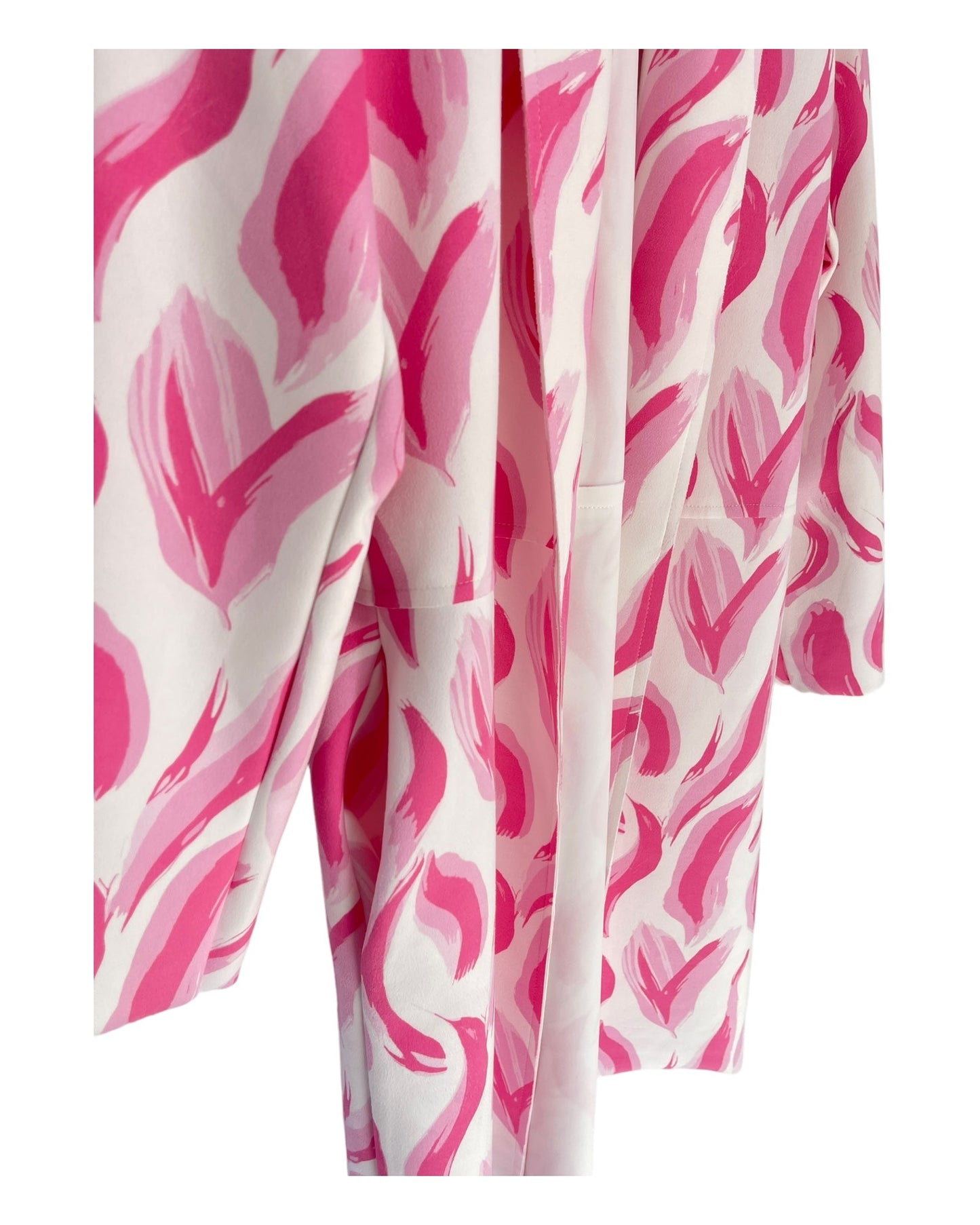 Damklänning Mönstrad Lång Ärmar Polyester med Sidfickor-4