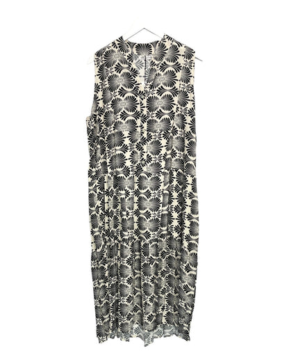 Fina Dam Klänningar V-ringning Italiensk Design 100% Viskos-2