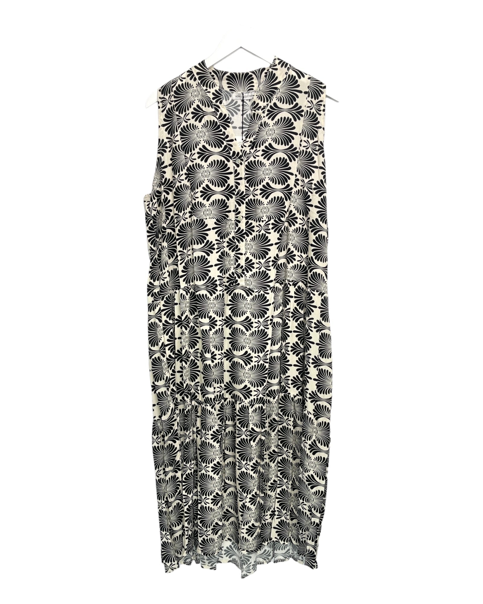 Fina Dam Klänningar V-ringning Italiensk Design 100% Viskos-1