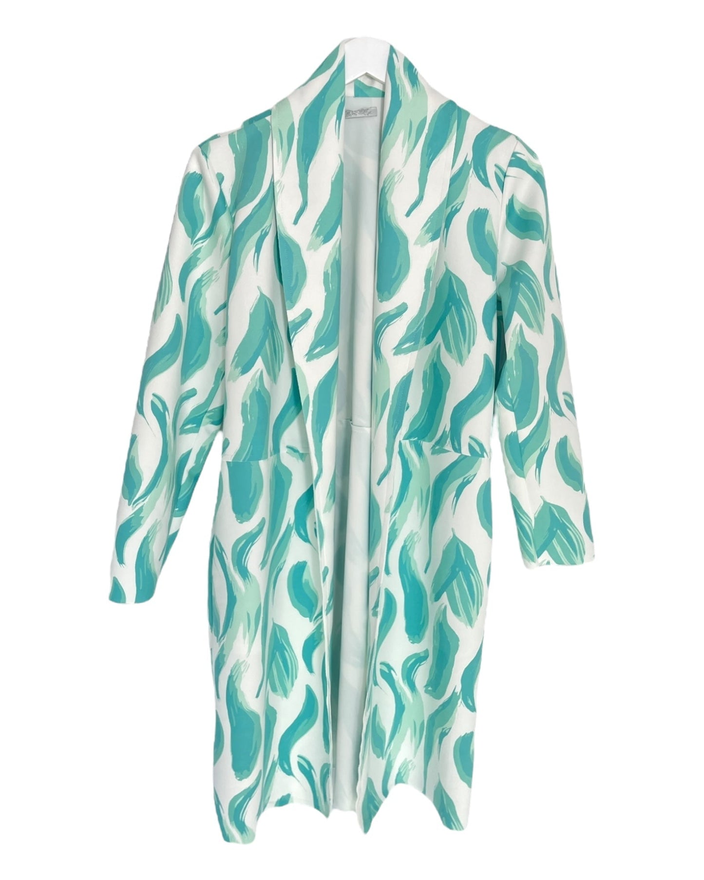 Maxi Klänning Dam Mönstrad Lång Klänning i Polyester med Sidfickor-2