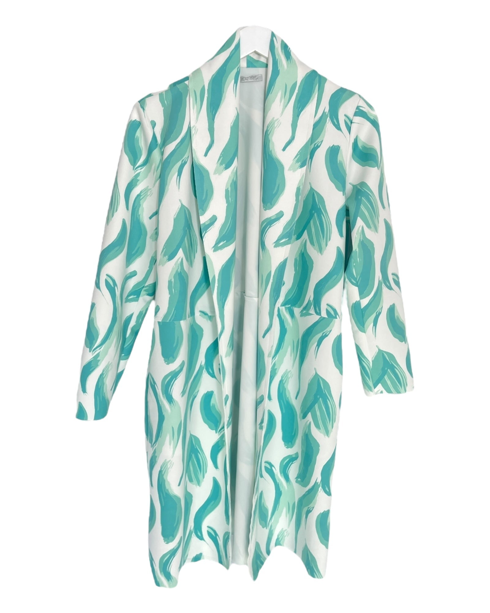 Maxi Klänning Dam Mönstrad Lång Klänning i Polyester med Sidfickor-1