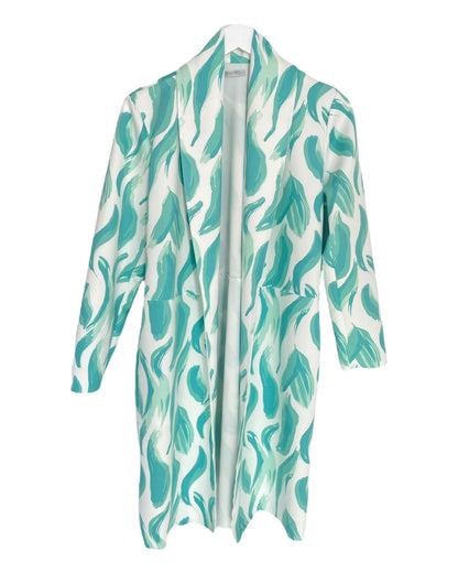 Maxi Klänning Dam Mönstrad Lång Klänning i Polyester med Sidfickor-1