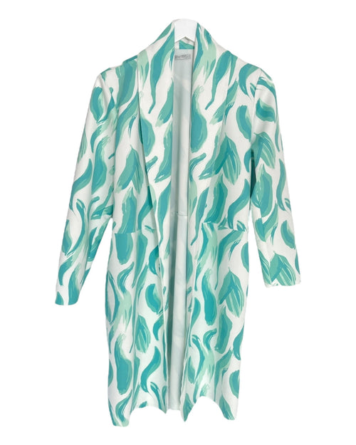 Maxi Klänning Dam Mönstrad Lång Klänning i Polyester med Sidfickor-1