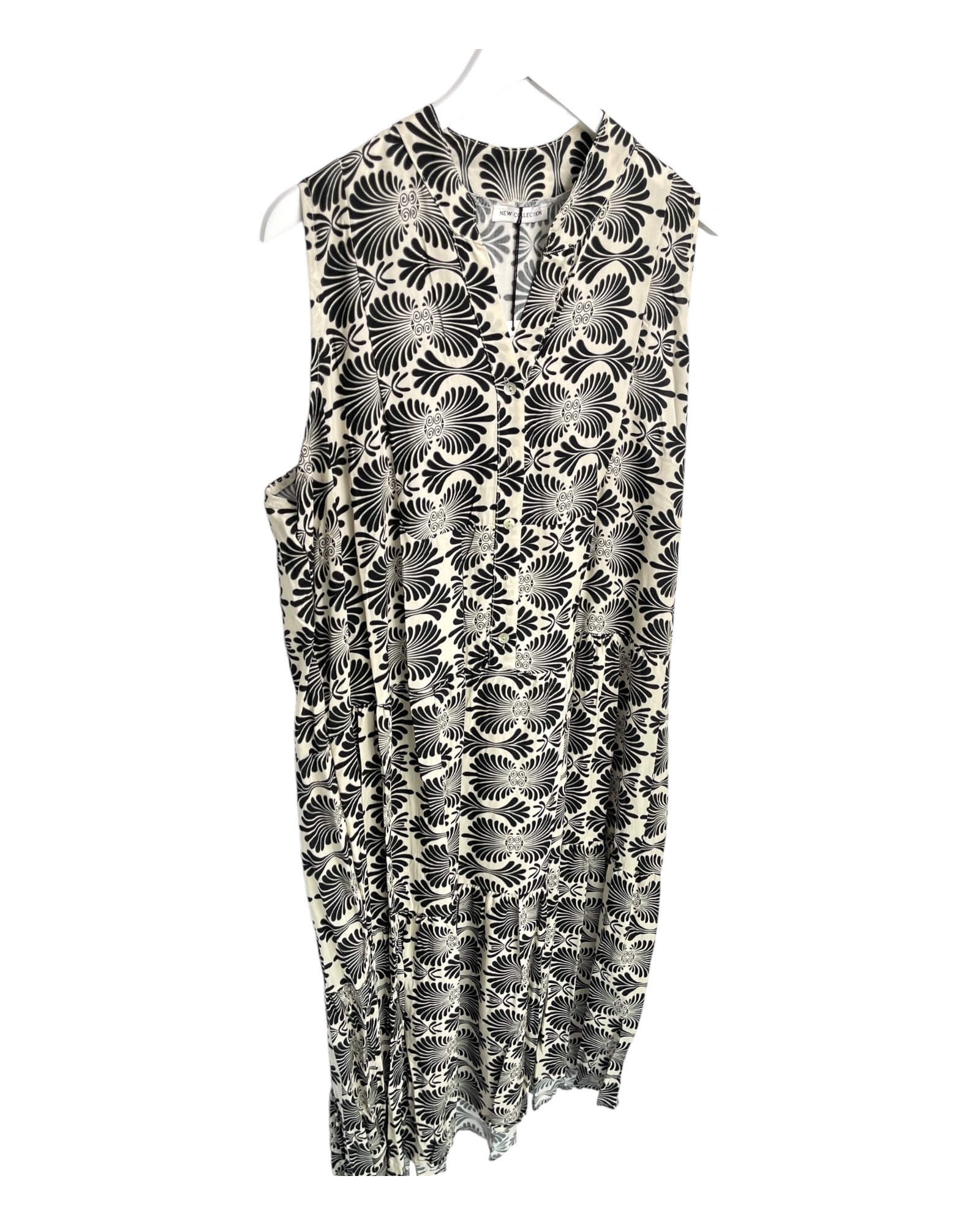 Fina Dam Klänningar V-ringning Italiensk Design 100% Viskos-3